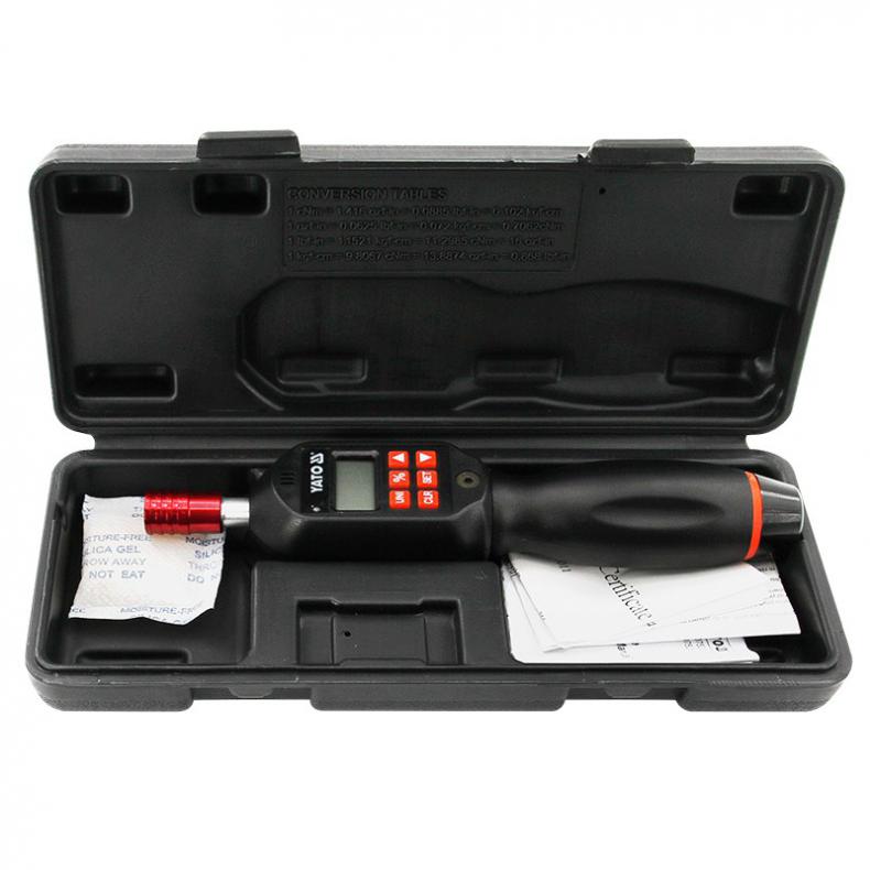 易尔拓（YATO） YT-07521 数显扭力螺丝批 1/4英寸_0.6-6Nm （单位：把）  