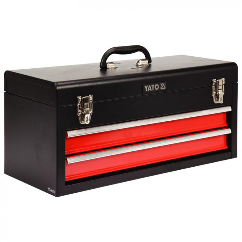 易尔拓（YATO） YT-08872 2抽屉工具箱 218*243*520mm （单位：个）  