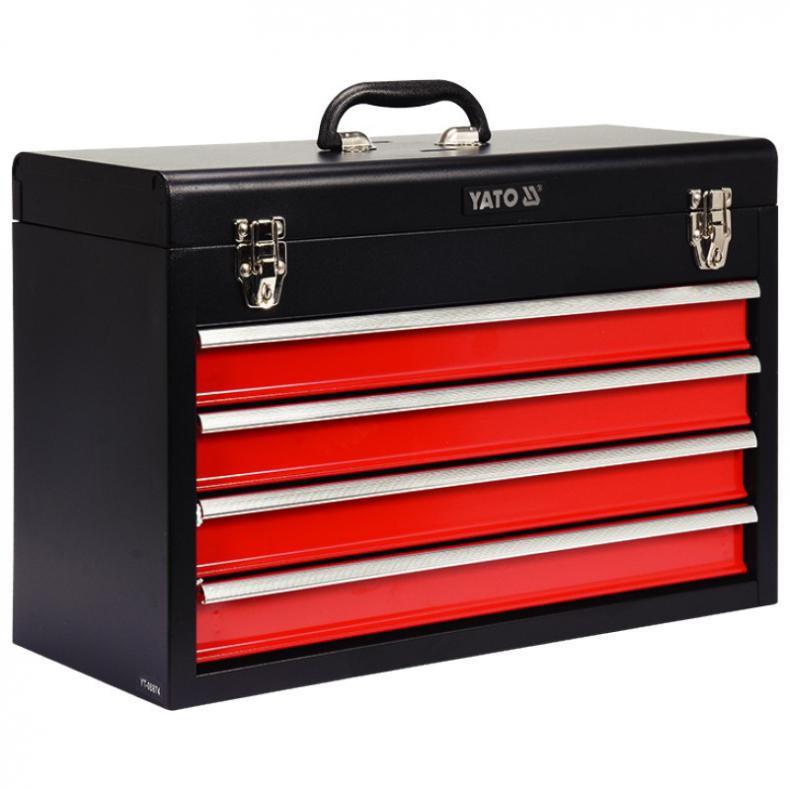 易尔拓（YATO） YT-08874 4抽屉工具箱 218*358*520mm （单位：个）  
