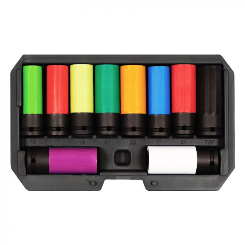 易尔拓（YATO） YT-10564 彩色轮胎套筒 10件套 （单位：套）  