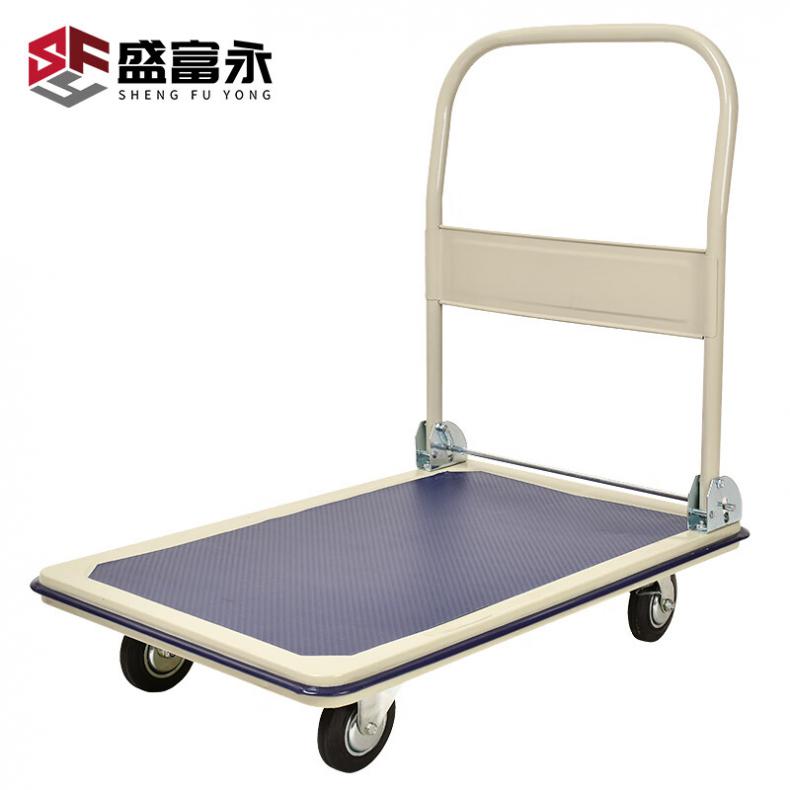 盛富永 48*72 折叠手推车 承重150kg （单位：辆）  蓝白