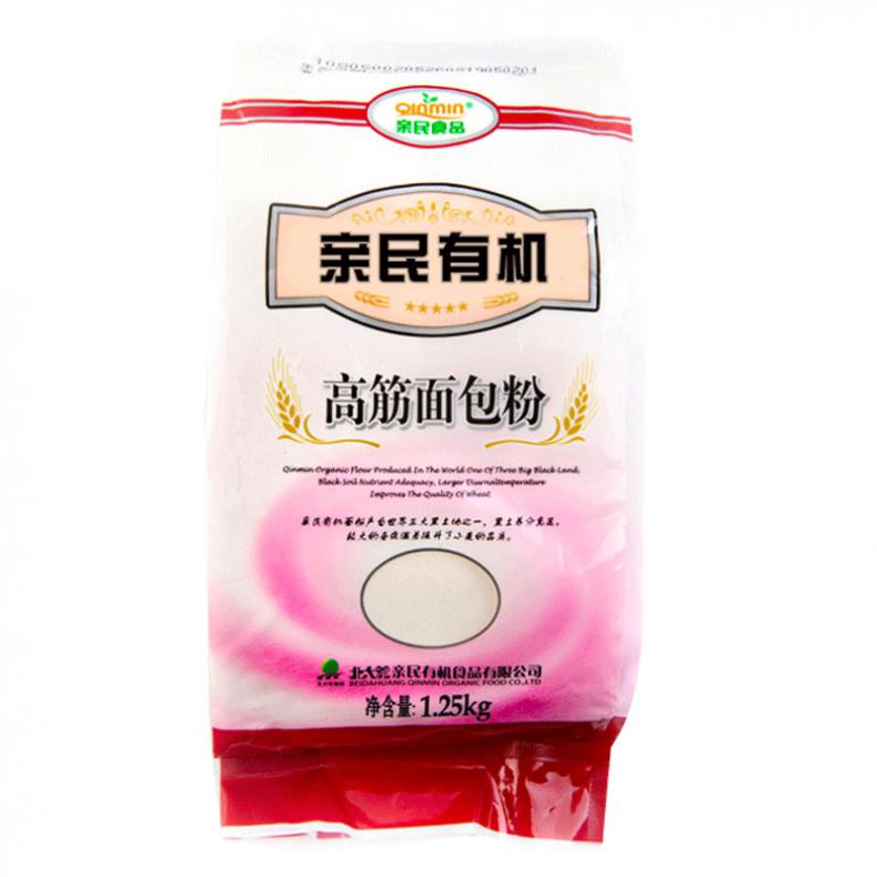亲民食品 高筋 面包粉 1.25kg （单位：袋）  
