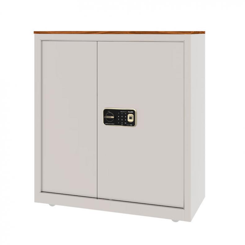 高保（GAOBAO） G208-GV1 指纹密码锁保密文件柜 半节柜两层带抽 1000*900*430mm （单位：个）  米白色