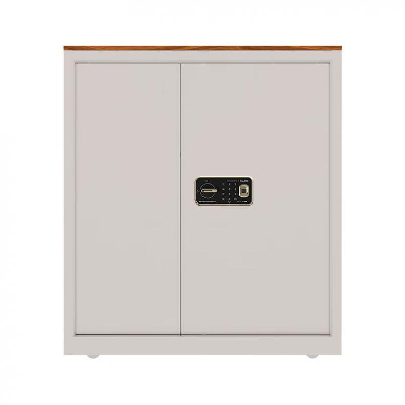 高保（GAOBAO） G208-GV1 指纹密码锁保密文件柜 半节柜两层无抽 1000*900*430mm （单位：个）  米白色