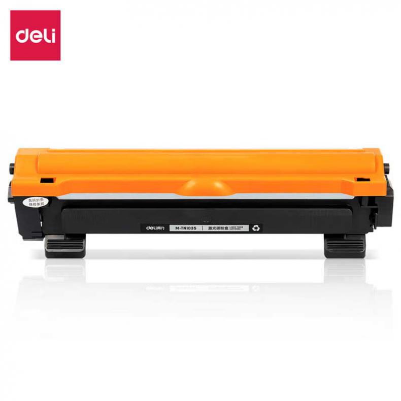 得力（deli） M-TN1035 硒鼓 无芯片 1500页 （单位：支） 适用Brother HL-1111/1118/1208/1208w 黑色