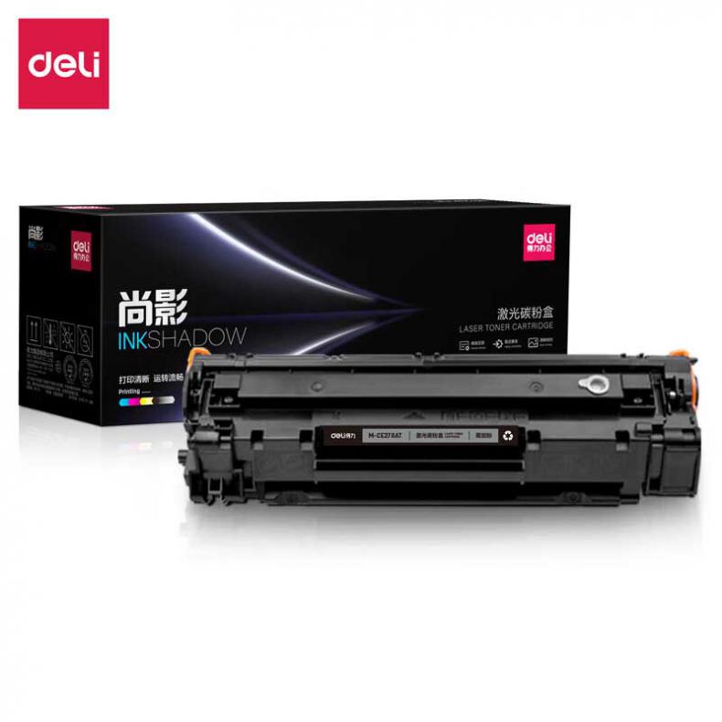 得力（deli） M-CE278AT 硒鼓 带芯片 2100页 （单位：支） 适用HP Laserjet P1560/P1566/P1567/P1568 黑色