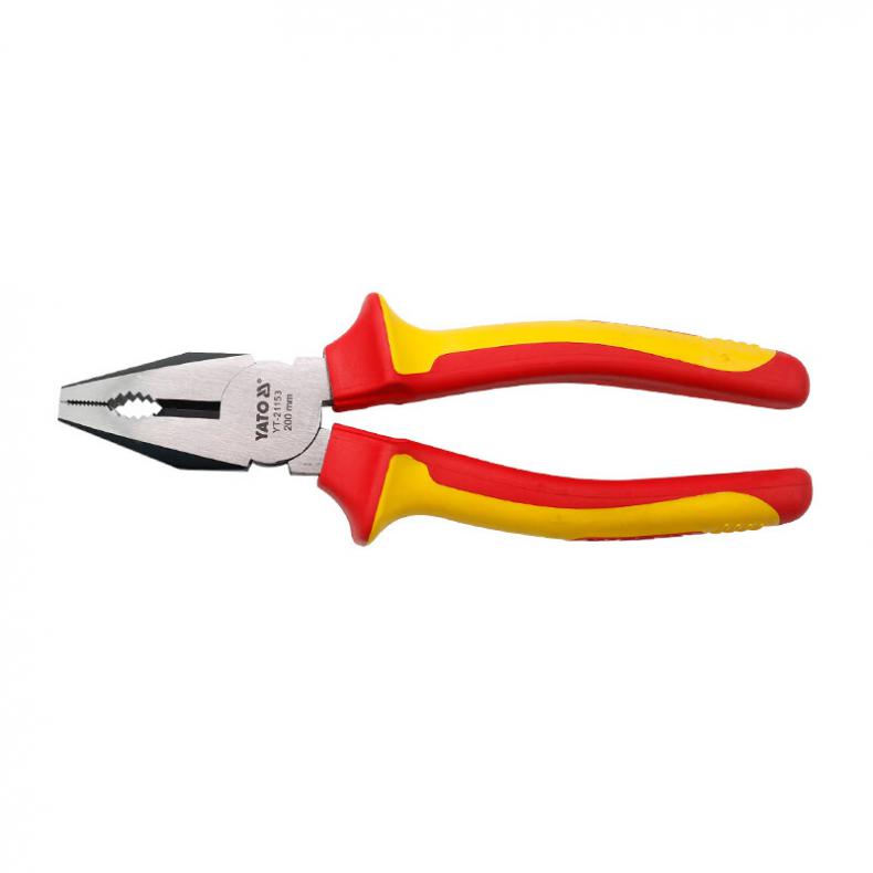 易尔拓（YATO） YT-21153 绝缘钢丝钳 8英寸 200mm （单位：把）  