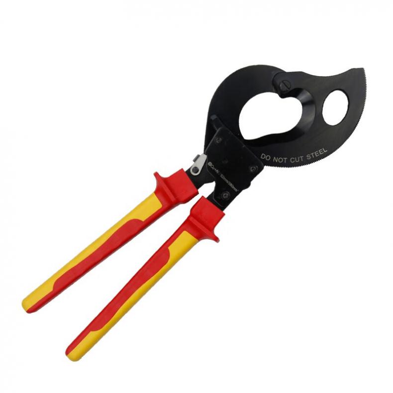 易尔拓（YATO） YT-21181 双色绝缘棘轮式电缆剪 380mm² （单位：个）  