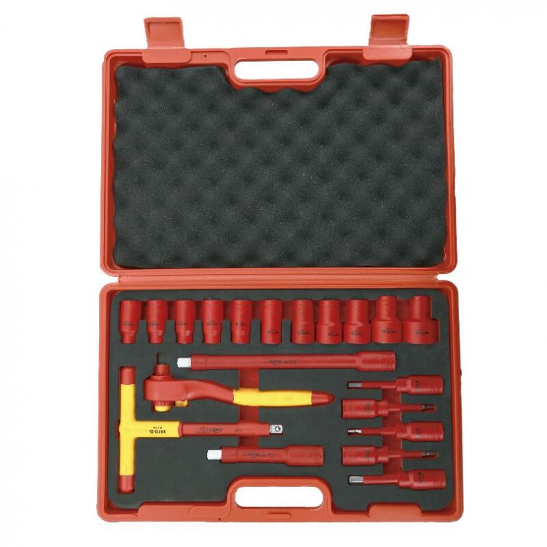 易尔拓（YATO） YT-21284 1/2绝缘套筒组套 20件套 （单位：套）  