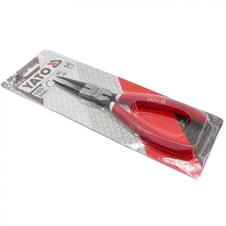 易尔拓（YATO） YT-2137 日式直嘴孔用挡圈钳 7英寸 180mm （单位：把）  