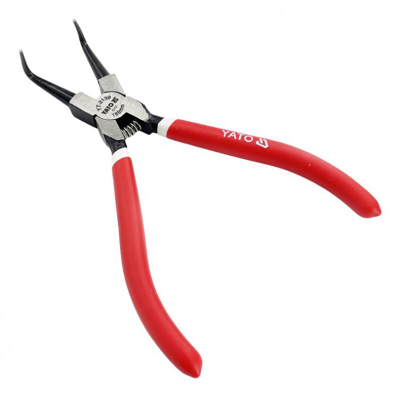 易尔拓（YATO） YT-2139 日式弯嘴孔用挡圈钳 7英寸 180mm （单位：把）  