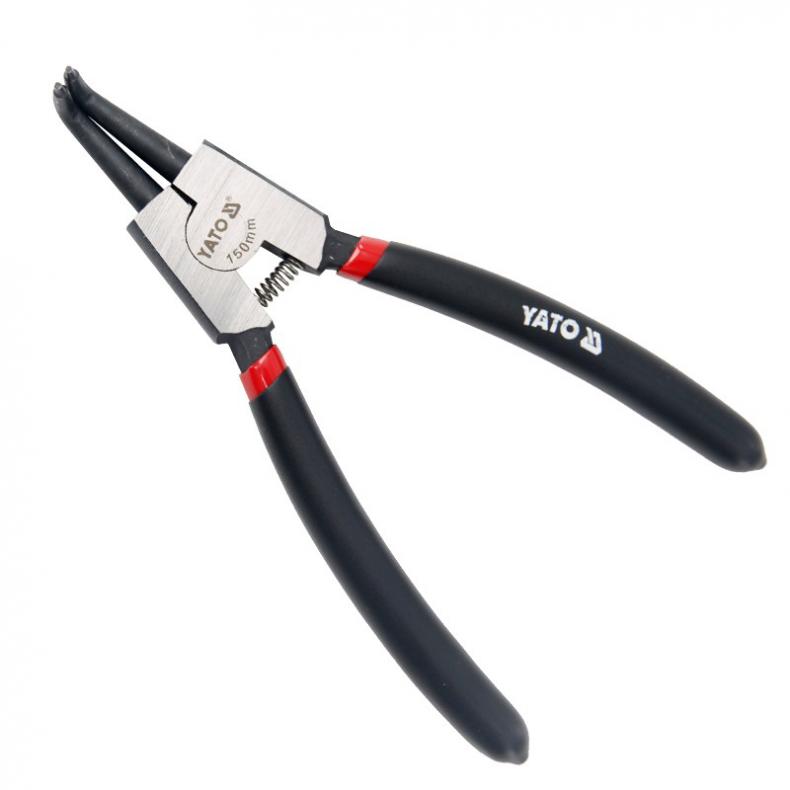 易尔拓（YATO） YT-2141 弯嘴轴用挡圈钳 6英寸 150mm （单位：把）  