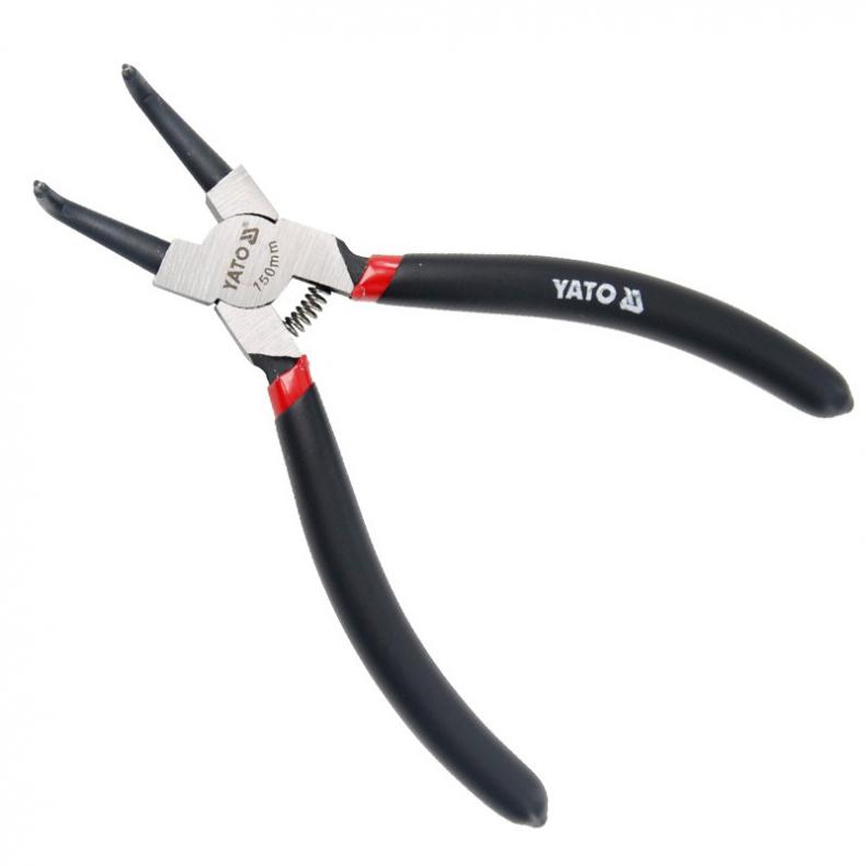 易尔拓（YATO） YT-2143 弯嘴孔用挡圈钳 6英寸 150mm （单位：把）  