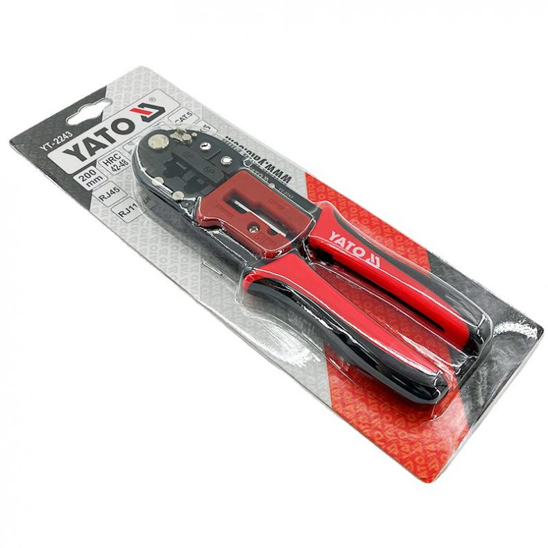 易尔拓（YATO） YT-2243 6P、8P网络压线钳 L200mm （单位：把）  