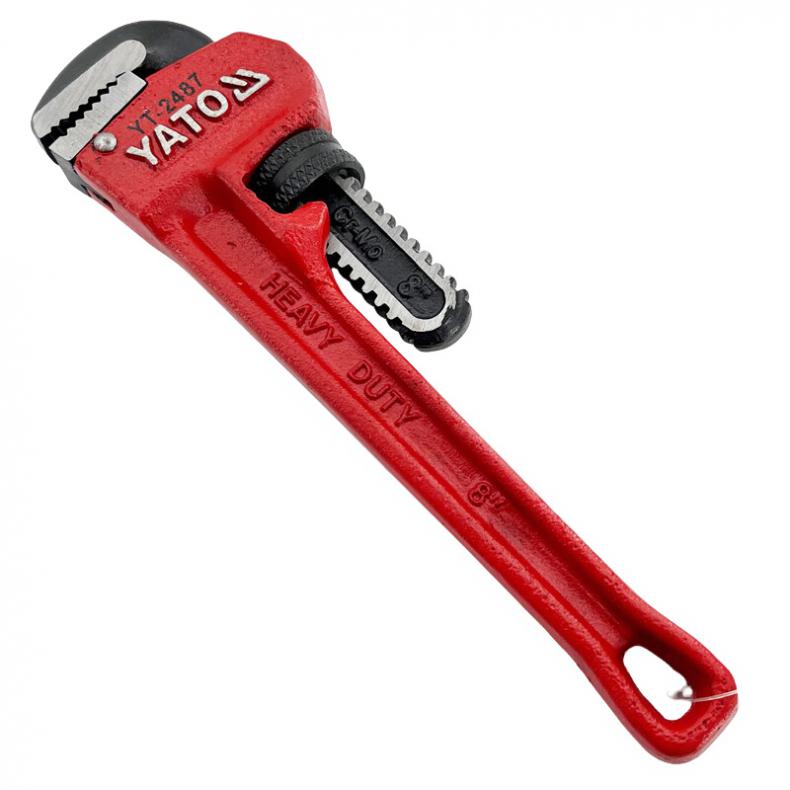 易尔拓（YATO） YT-2487 加重型管钳 8英寸 200mm （单位：把）  