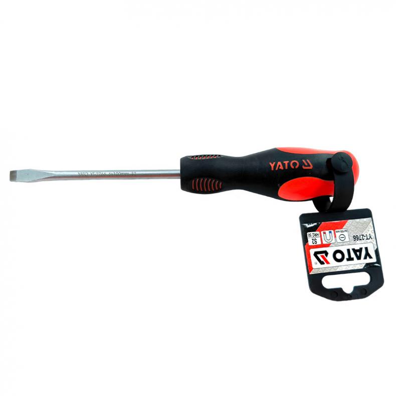 易尔拓（YATO） YT-2766 一字双色柄螺丝批 6*100mm （单位：把）  
