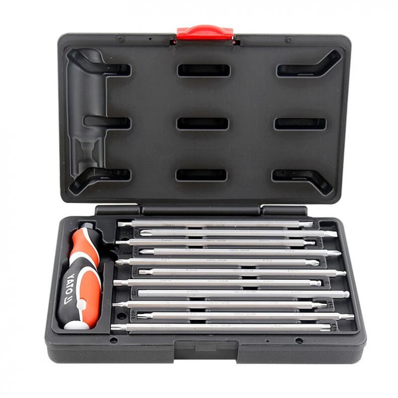 易尔拓（YATO） YT-2797 航空级三色柄螺丝批组套 22合1 （单位：套）  