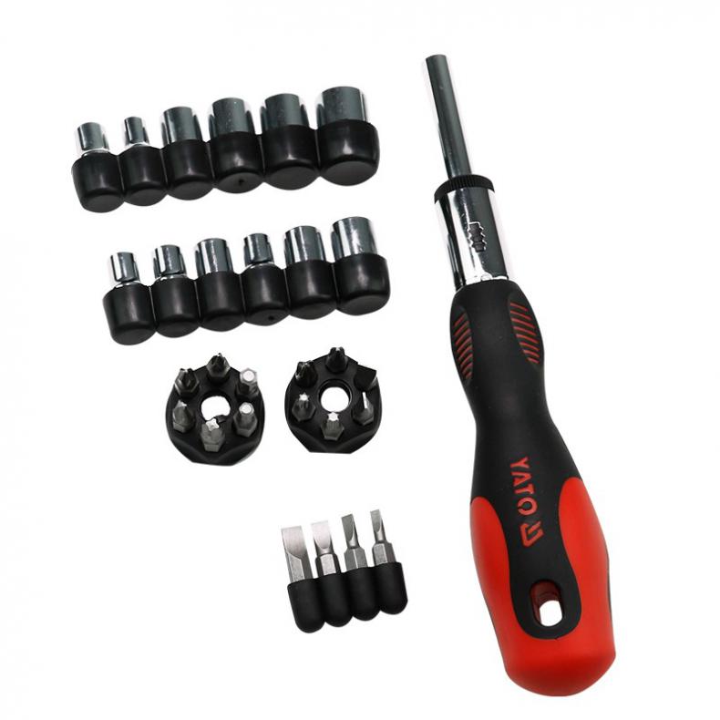 易尔拓（YATO） YT-2808 棘轮螺丝批组套 29件套 （单位：套）  