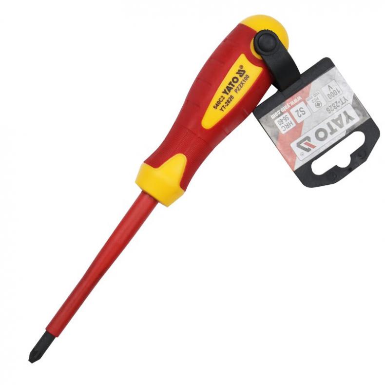 易尔拓（YATO） YT-2826 绝缘米字螺丝批 PZ2*100mm （单位：把）  