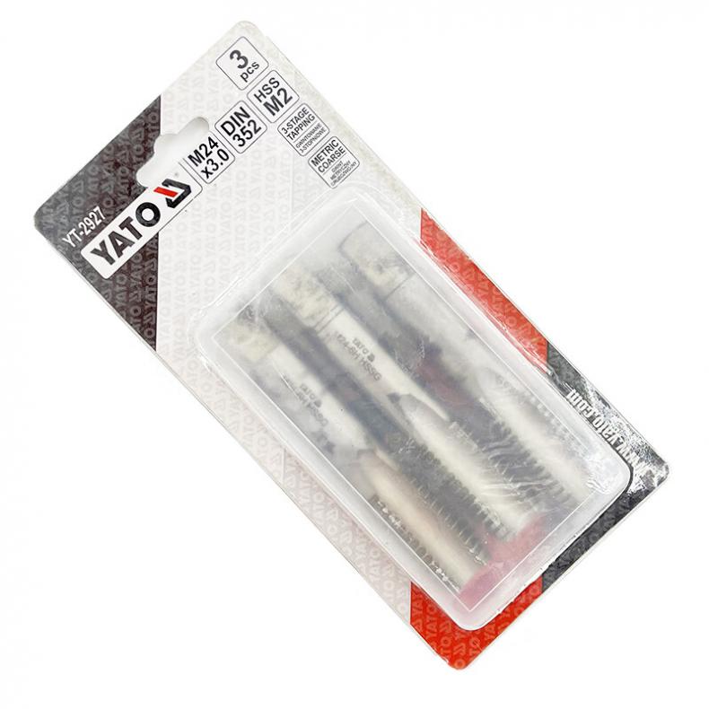 易尔拓（YATO） YT-2927 三件套手用丝锥 M24*3 （单位：套）  