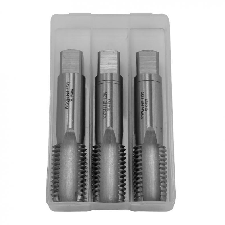 易尔拓（YATO） YT-2928 三件套手用丝锥 M27*3 （单位：套）  