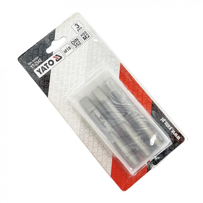 易尔拓（YATO） YT-2942 三件套手用丝锥 M18*2.5 （单位：套）  