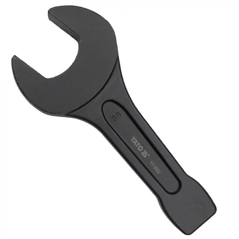 易尔拓（YATO） YT-3522 敲击开口扳手 80mm （单位：把）  