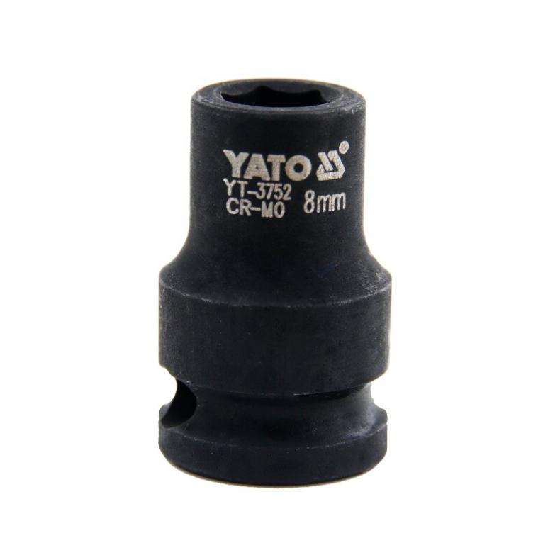 易尔拓（YATO） YT-3752 3/8英寸六角风动套筒 8mm （单位：个）  