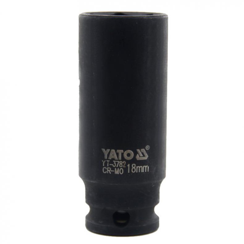 易尔拓（YATO） YT-3782 3/8英寸六角风动长套筒 18mm （单位：个）  