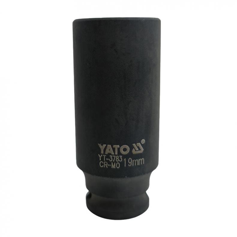 易尔拓（YATO） YT-3783 3/8英寸六角风动长套筒 19mm （单位：个）  