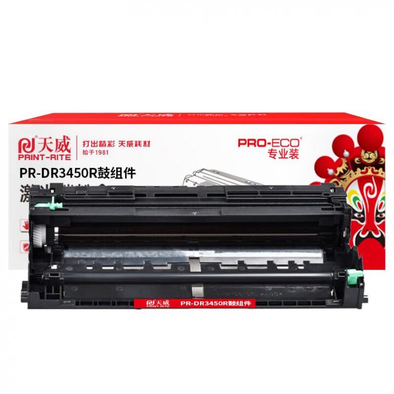 天威（PrintRite） PR-DR3450R 鼓组件 不带芯片 30000页 （单位：支） 适用于兄弟Brother HL-5590DN/5595DN/5585D/5580D 黑色