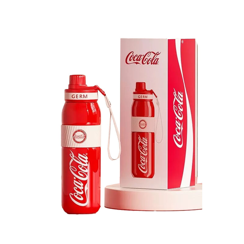 格沵 GE-CK23AW-B37-1 元气运动保温杯 可口可乐联名款 （单位：个）  可乐红