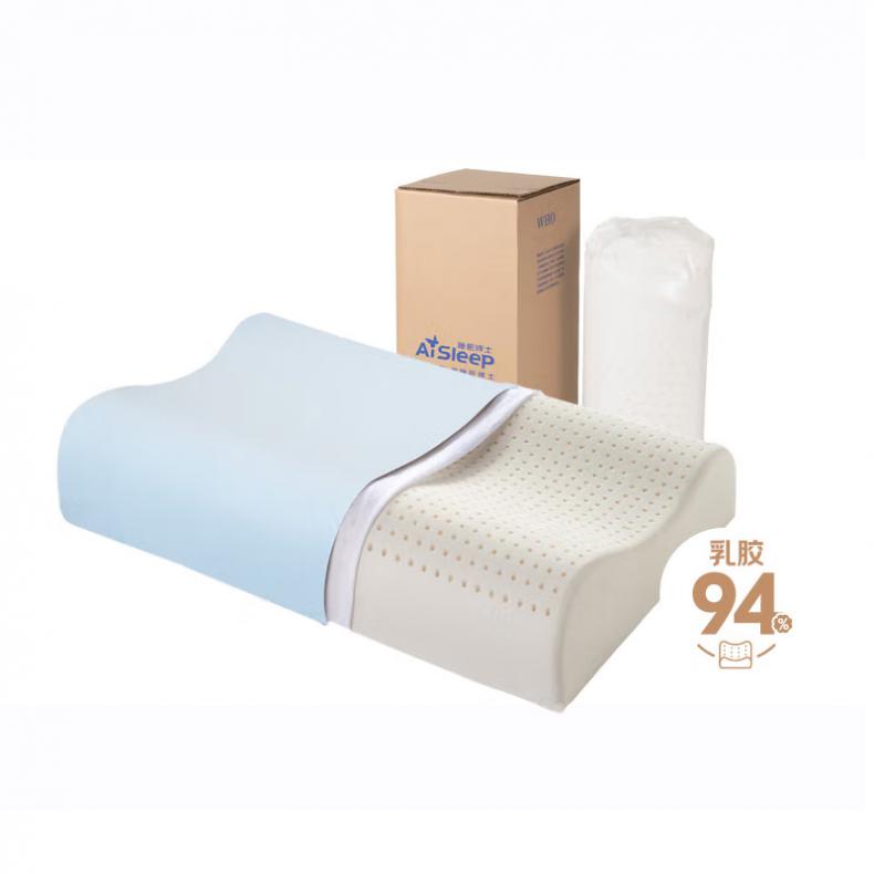 睡眠博士（AiSleep） 成人款 乳胶波浪枕头 60*40*10/12cm （单位：只）  