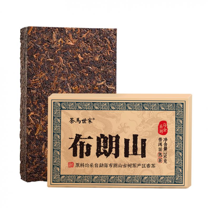 茶马世家 布朗山 普洱茶砖 250g （单位：块） 2012年 