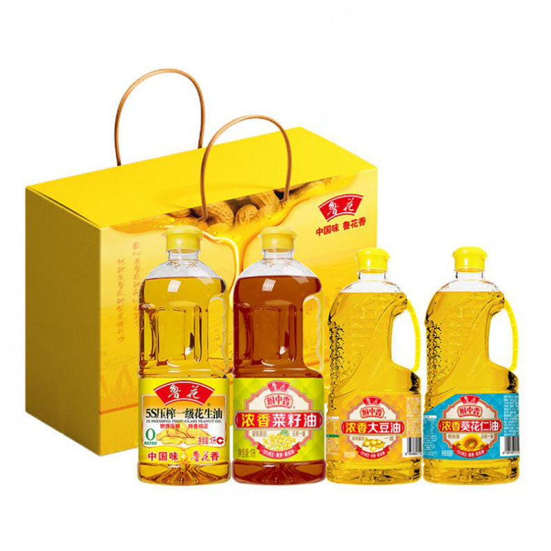鲁花 喜庆团圆 食用油礼盒 3800ml （单位：盒）