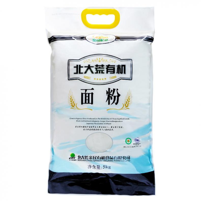 亲民食品（Qinmin） 通用中筋 有机面粉 5kg （单位：袋）  