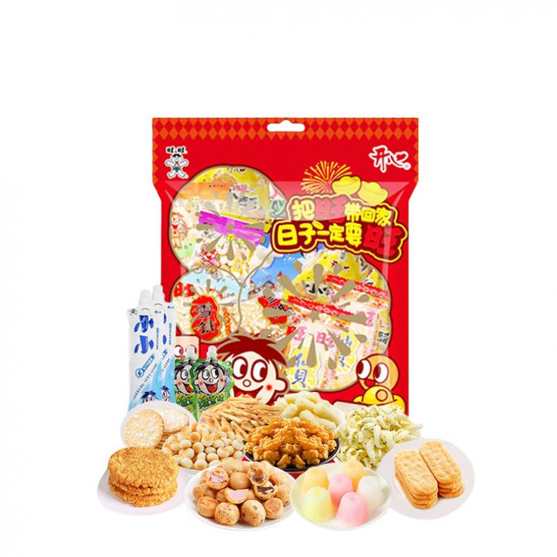 旺旺 旺日子 休闲零食大礼包 818g （单位：袋）  