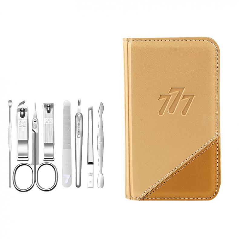 777 GNT-W010 指甲刀套装 8件套 （单位：套）  蓝、棕混发