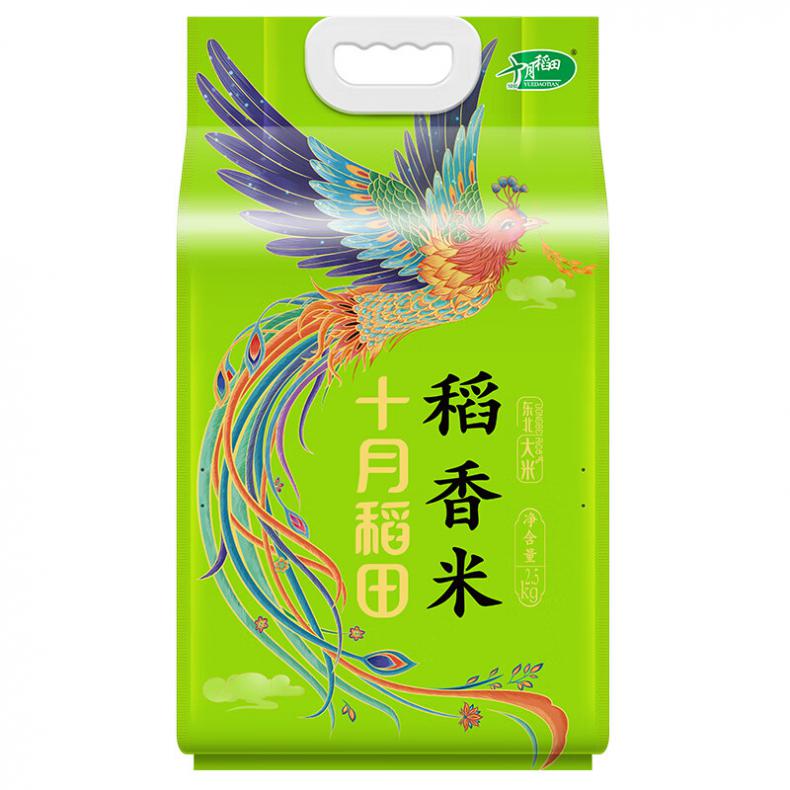 十月稻田（SHIYUEDAOTIAN） 凤凰呈祥 稻香米 2.5kg （单位：袋）  