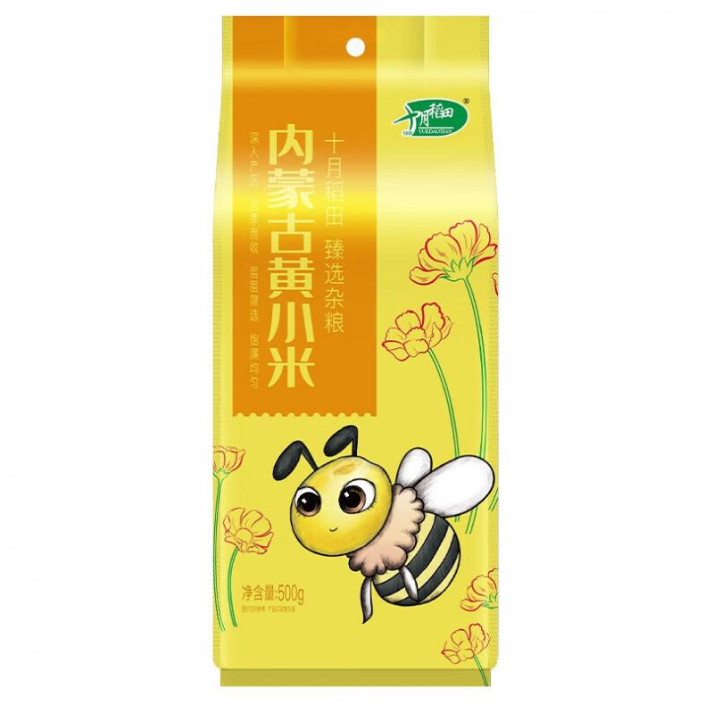 十月稻田（SHIYUEDAOTIAN） 内蒙古 黄小米 500g （单位：袋）  