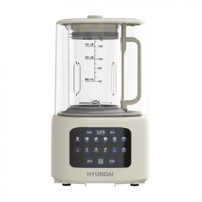 现代（HYUNDAI） YM-Q15 多功能加热破壁料理机 热饮1000mL/冷饮1300mL （单位：台）  