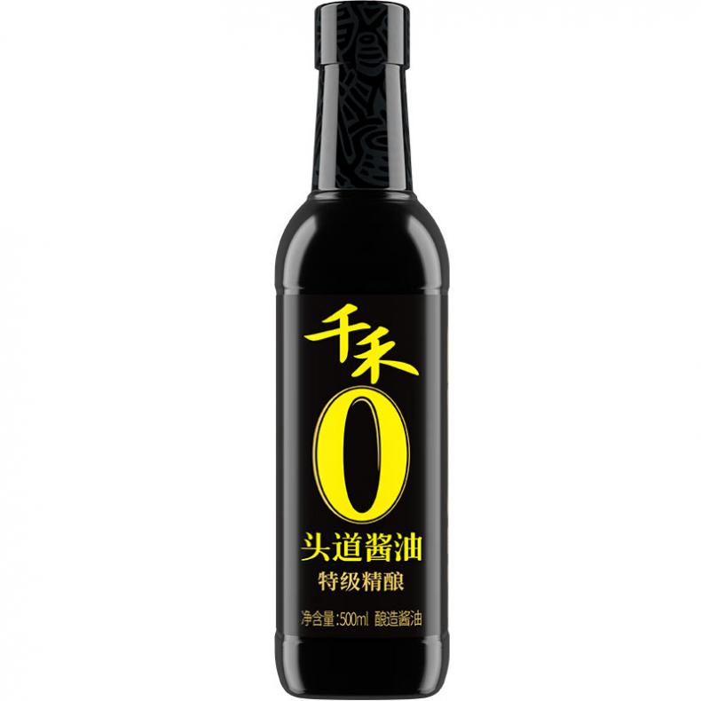 千禾 特级精酿 头道酱油 500ml （单位：瓶）  