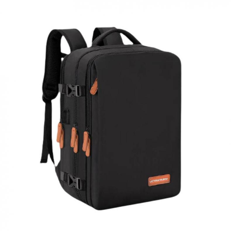 维多利亚旅行者（VICTORIATOURIST） V9090 商务休闲防盗双肩包 30*20*46cm （单位：个）  黑色