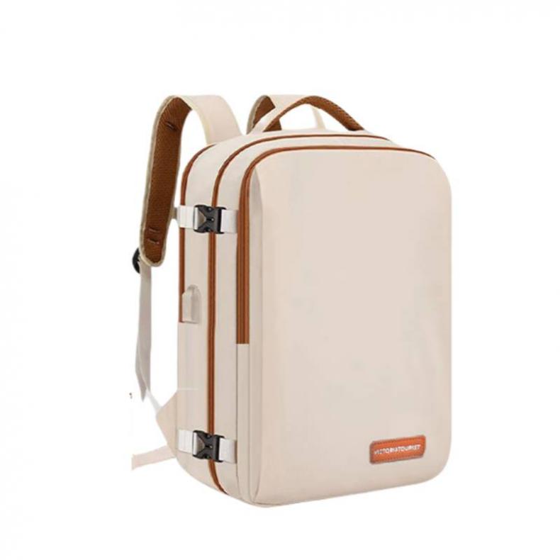 维多利亚旅行者（VICTORIATOURIST） V9090 商务休闲防盗双肩包 30*20*46cm （单位：个）  白色