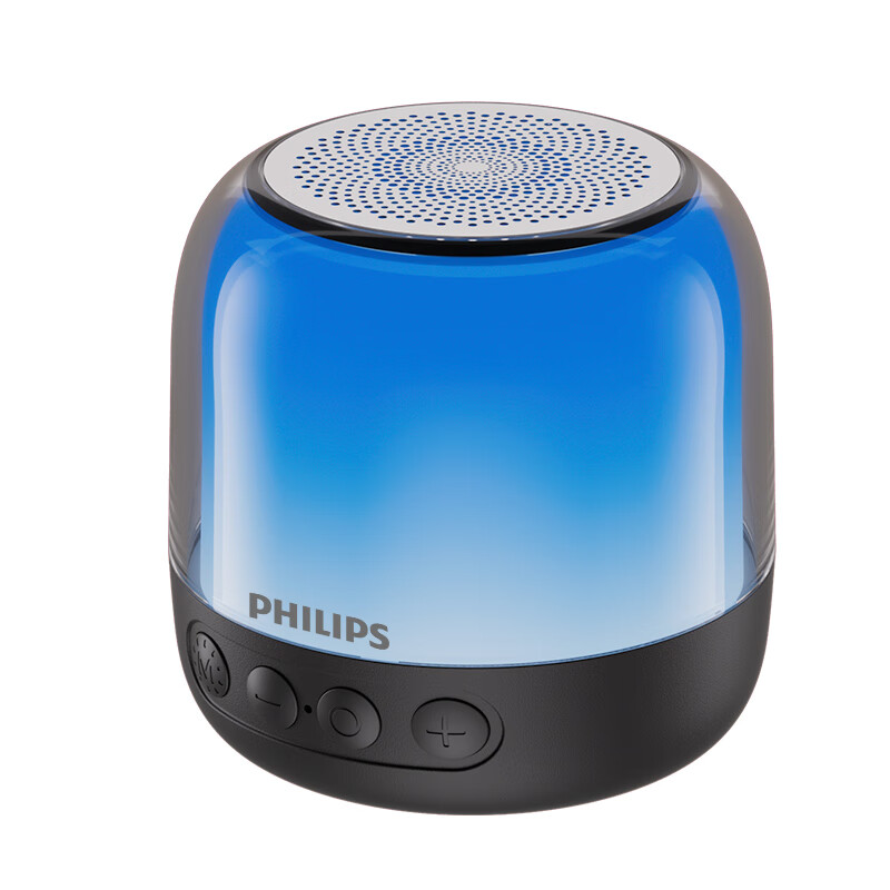 飞利浦 （PHILIPS） TAS1108 发光蓝牙音箱 1200mAh （单位：个）  黑色