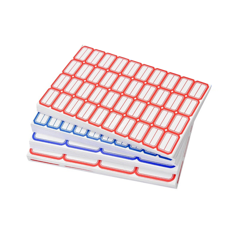 国产 24枚 口取式不干胶 50页/包 （单位：包）  颜色随机