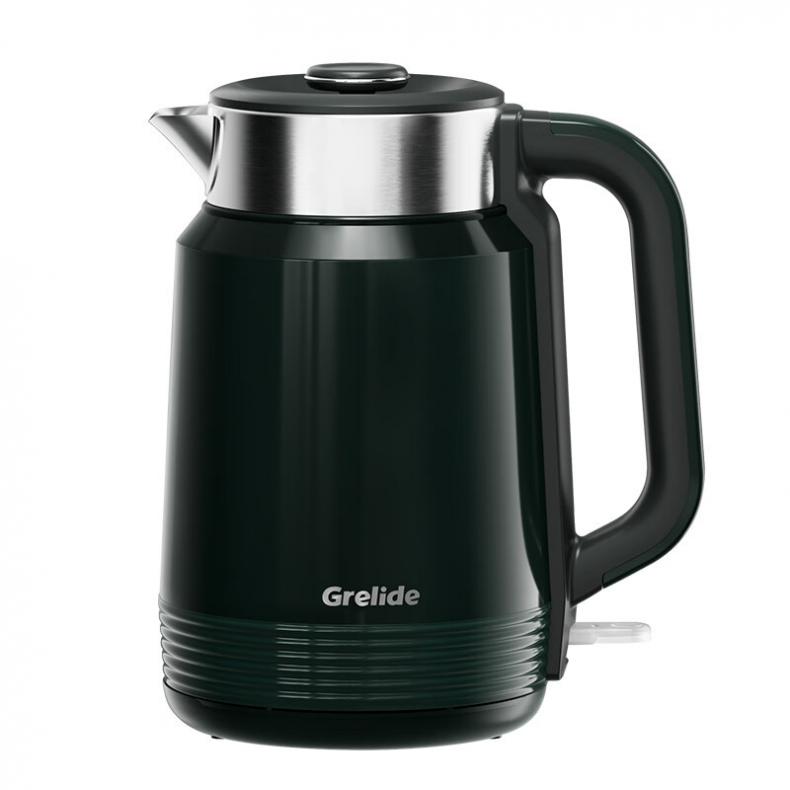 格来德 D3020K 不锈钢电热水壶 2L （单位：个）  幽静绿