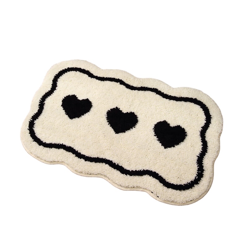 墨斗鱼 1365 棉质地垫 一见倾心 50*80cm （单位：块）  