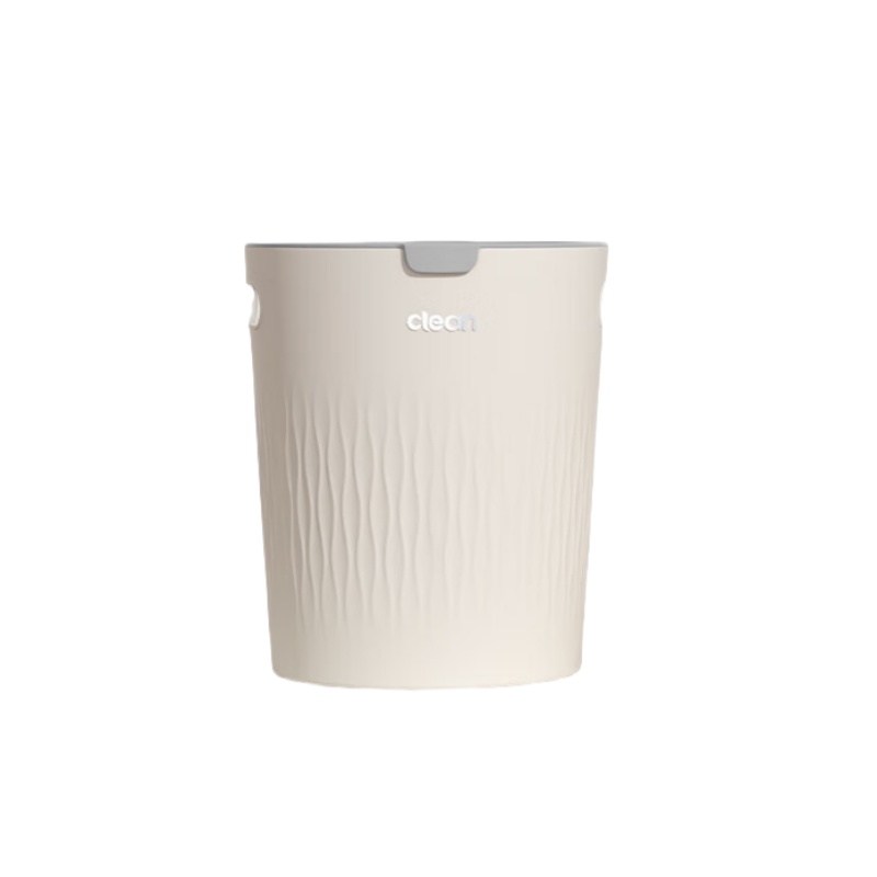 家杰优品 JJ-GB1029 奶油风压圈垃圾袋 10L*2+15L （单位：组）  奶白色