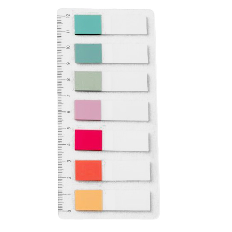 三木（SUNWOOD） 6637 半透明莫兰迪色便利贴 420页 2本/包 （单位：包）  混色